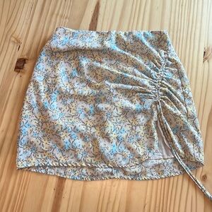 Floral printed skirt